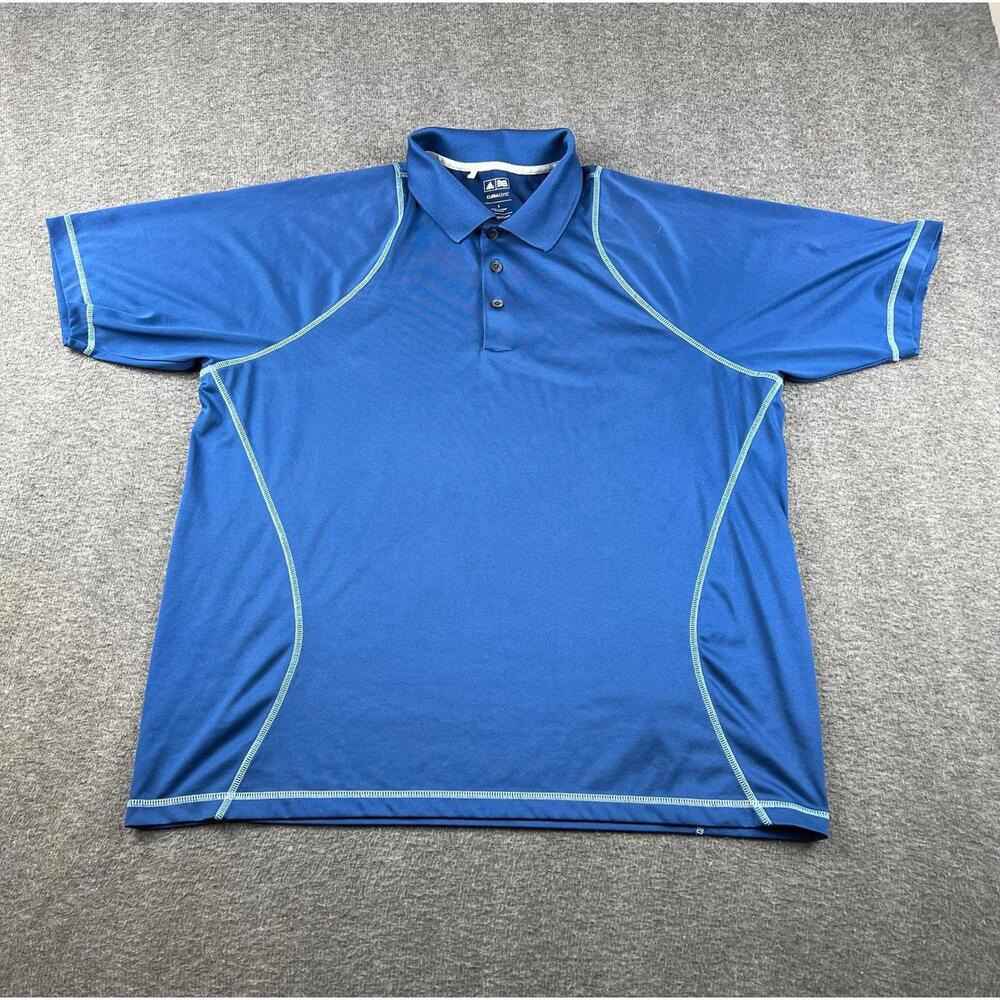 Adidas ClimaCool‎ Men's Polo Shirt Large Cool Blue Size Large